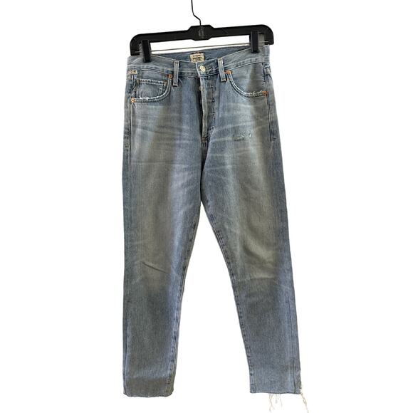 Citizens of Humanity Liya High Rise Classic Crop Fit Jeans Womens Size 25 - Picture 1 of 8
